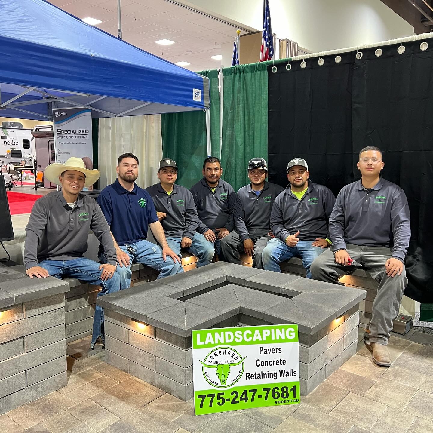 The Longhorn Landscaping crew in Reno, Nevada